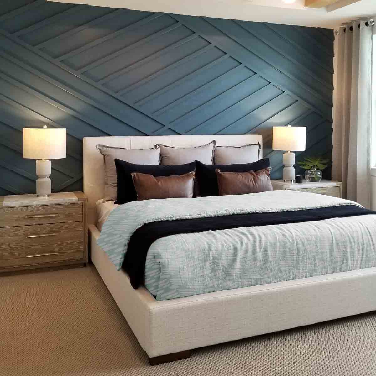 Set di biancheria da letto con coperte terapeutiche verde con abeti