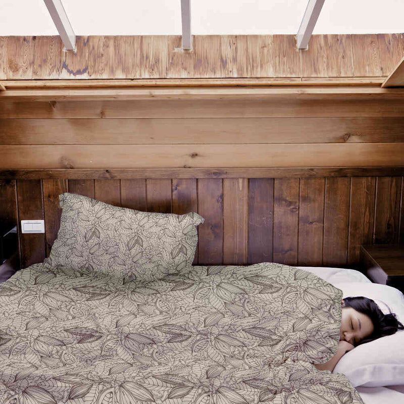 Set di biancheria da letto con coperta terapeutica pianta di cacao
