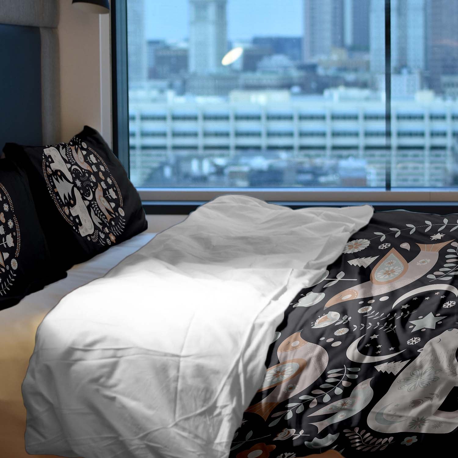 Set di biancheria da letto con coperta terapeutica Natale a Mosca