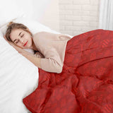 Coperta terapeutica originale - Rivestimento in cotone rosso Regali