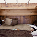 Set di biancheria da letto con coperta terapeutica marrone Ackerland