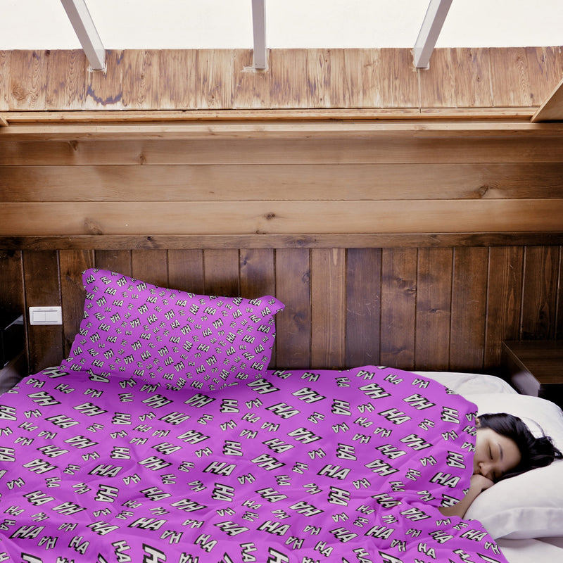 Set di biancheria da letto con coperte terapeutiche Ha Ha Ha