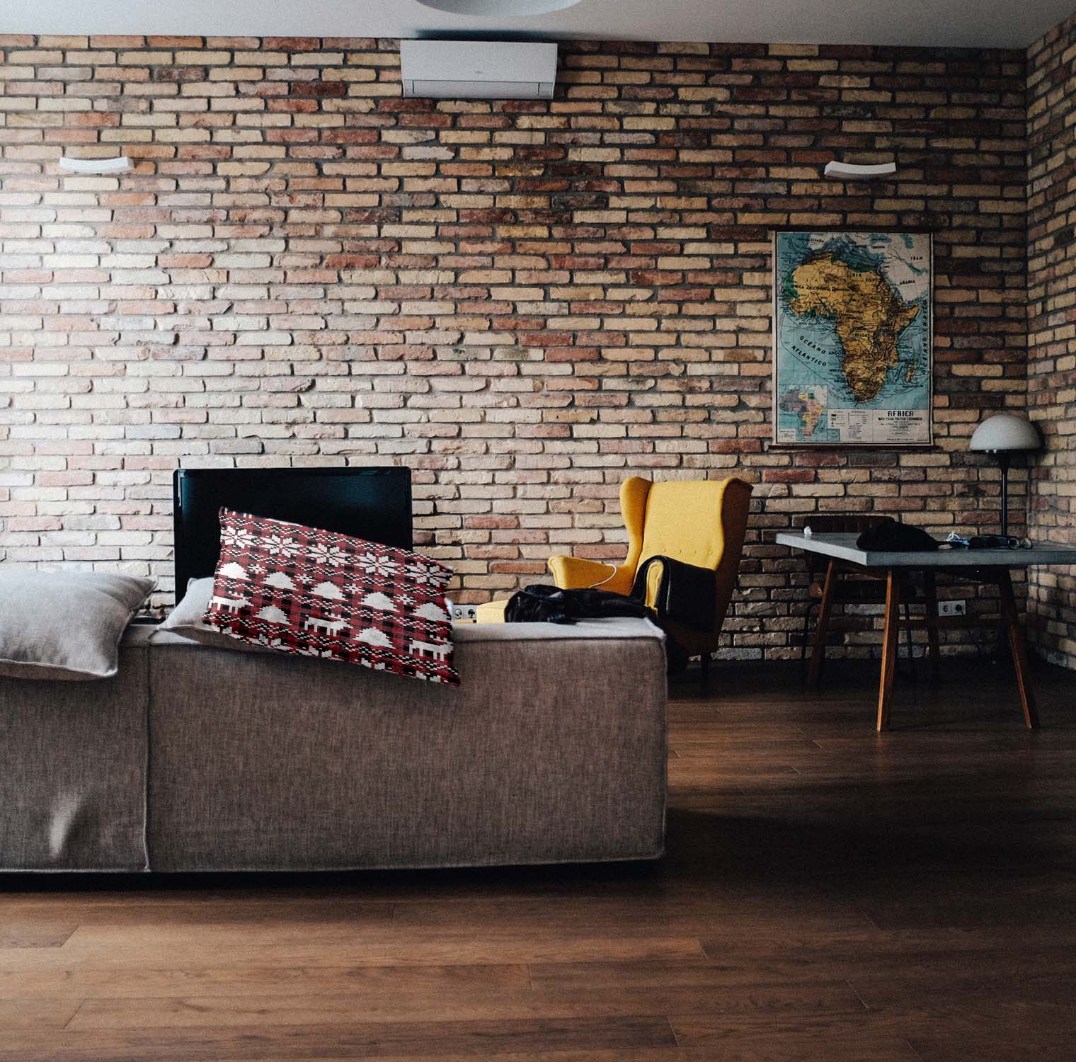 Cuscino salute Karo con motivi natalizi