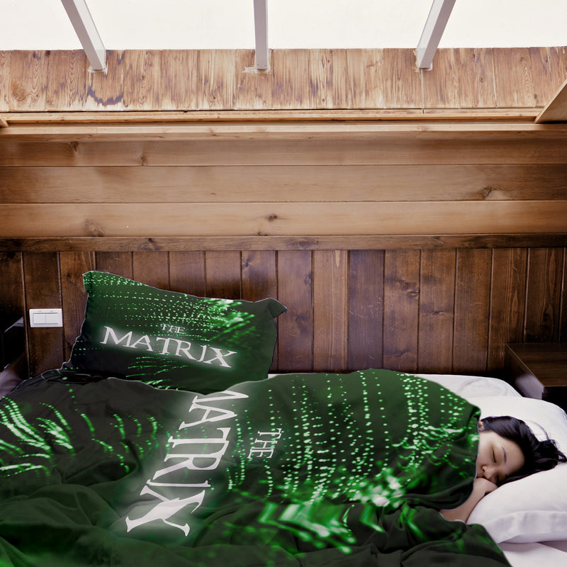 Coperta terapeutica originale - Rivestimento in cotone verde The Matrix