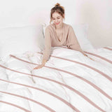 Coperta terapeutica originale - Rivestimento in cotone rosa a onde