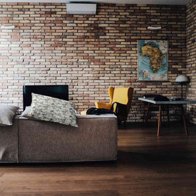 Cuscino sanitario motivo foglia beige