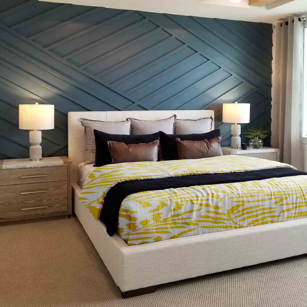 Coperta terapeutica originale - Rivestimento in cotone con rami gialli