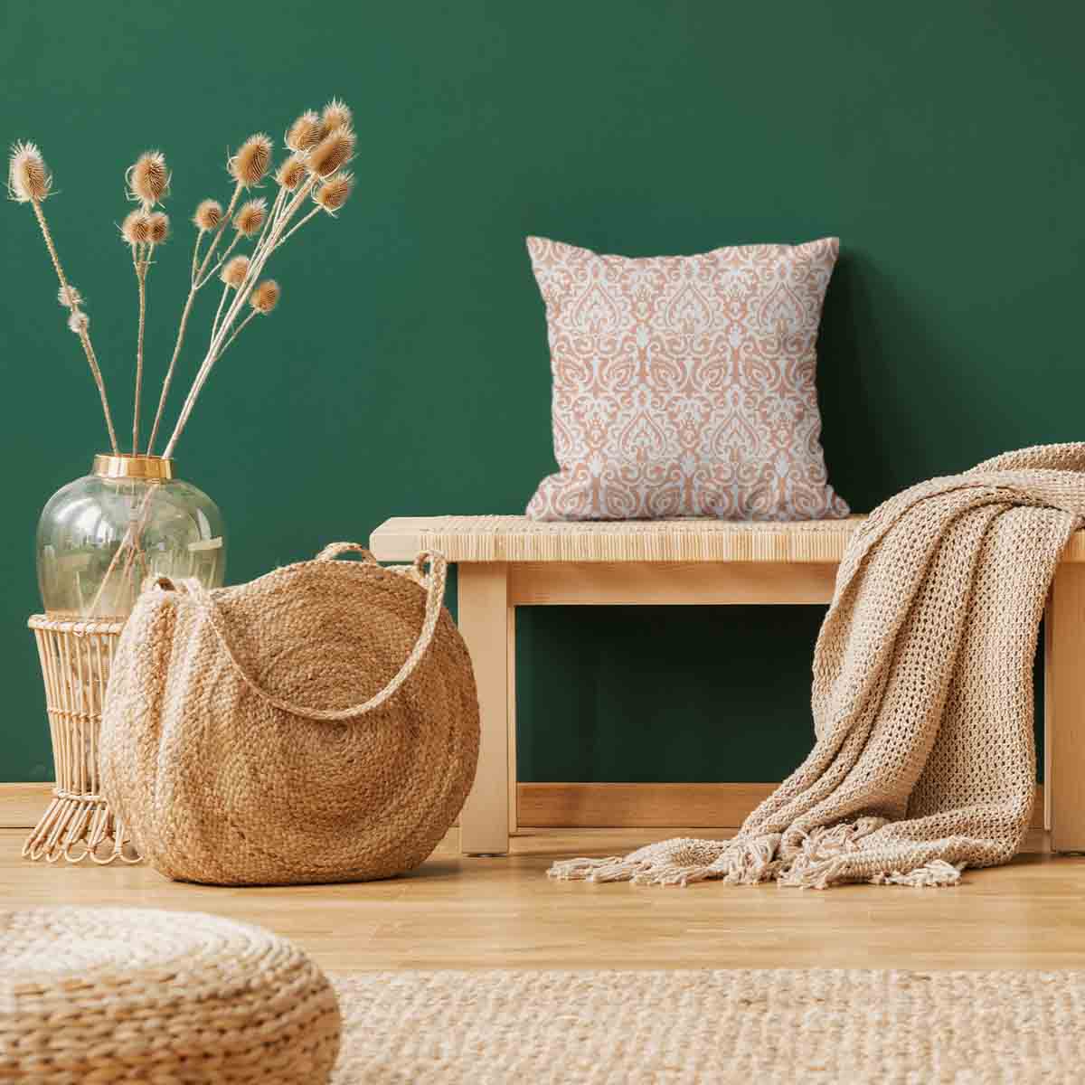 Cuscino salute Boho Arancione