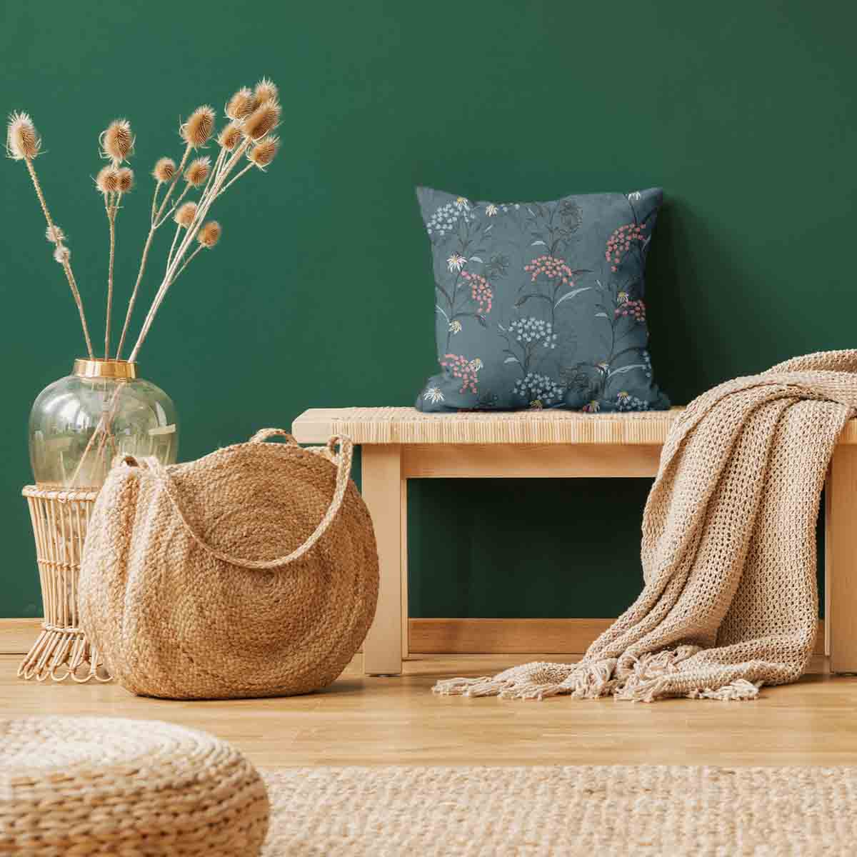 Cuscino salute fiori di primavera