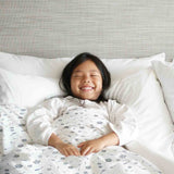 Set di biancheria da letto con coperte terapeutiche foglie volanti