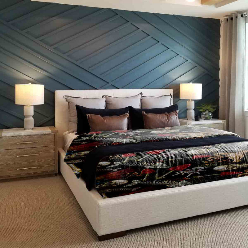 Set di biancheria da letto con coperta terapeutica Halloween Scheletro