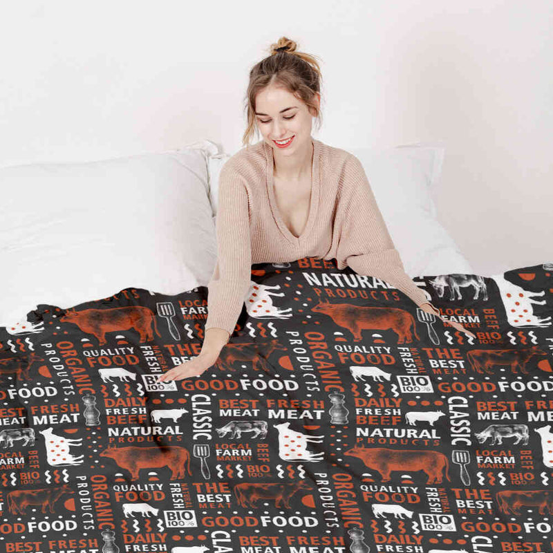 Coperta terapeutica originale - Rivestimento in cotone Meat Lover