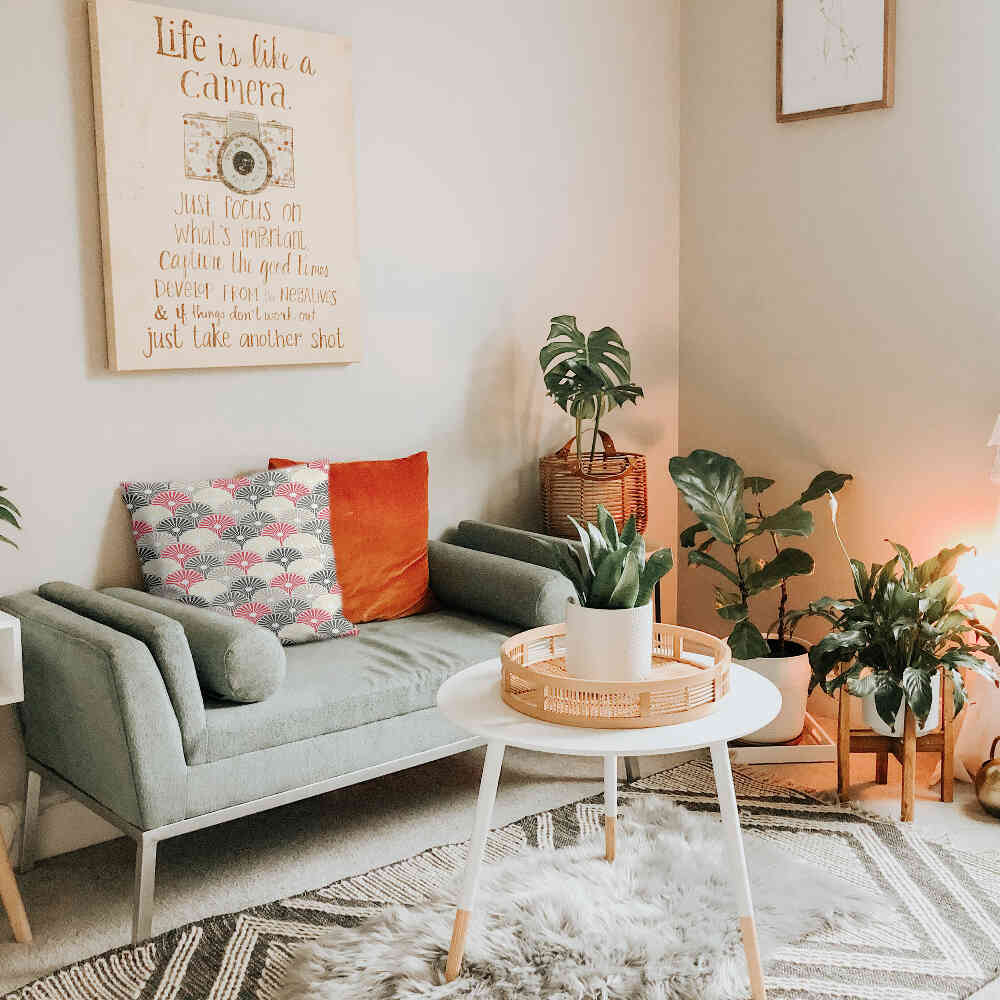 Cuscino per la salute fiori astratti colorati