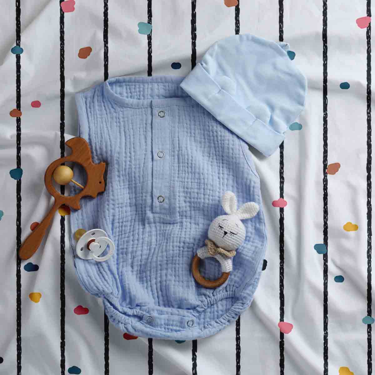 Coperta terapeutica originale - Rivestimento in cotone con puntini colorati