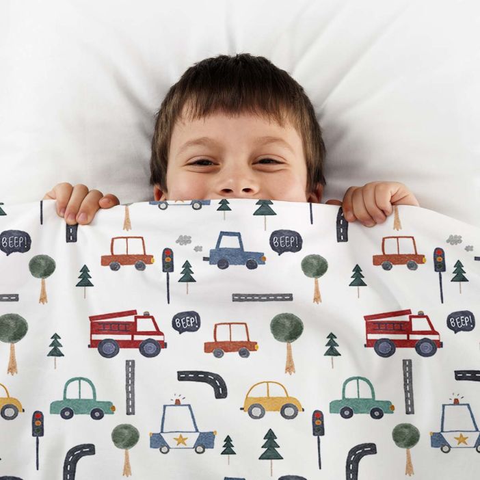 Coperta terapeutica originale - Coperta ponderata per auto con rivestimento in cotone per bambini