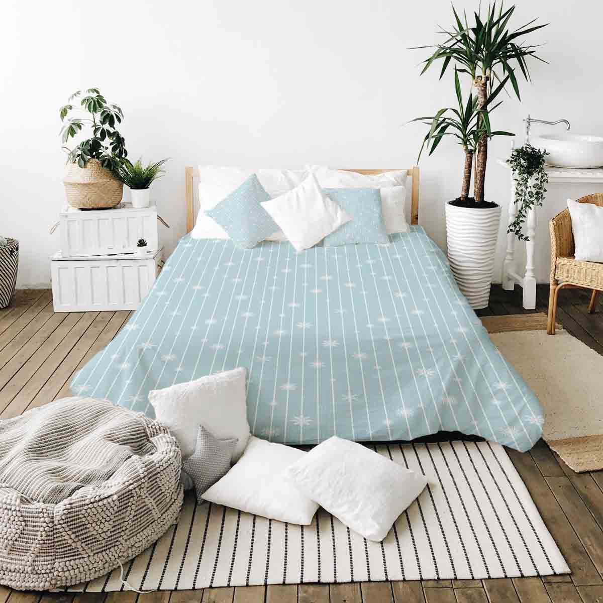 Set di biancheria da letto con coperta terapeutica Elsa Stelle