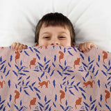 Coperta terapeutica originale - Coperta ponderata Gatto Rosso con rivestimento in cotone per bambini