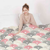 Set di biancheria da letto con coperte terapeutiche fiori astratti colorati