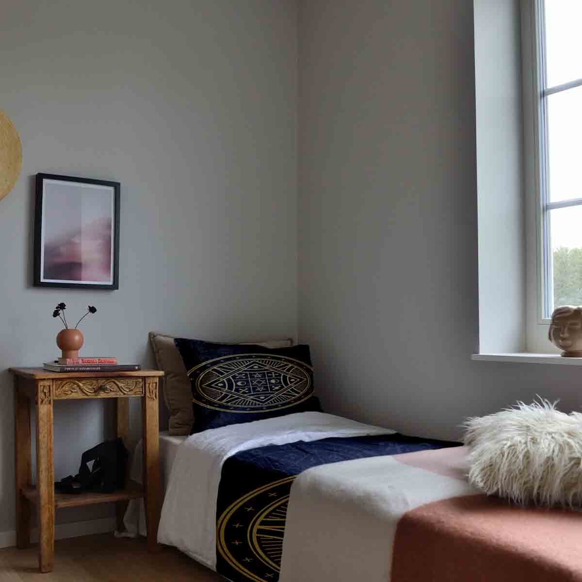 Set di biancheria da letto con coperta terapeutica Mystik