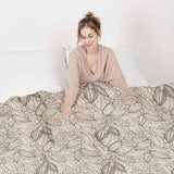 Set di biancheria da letto con coperta terapeutica pianta di cacao