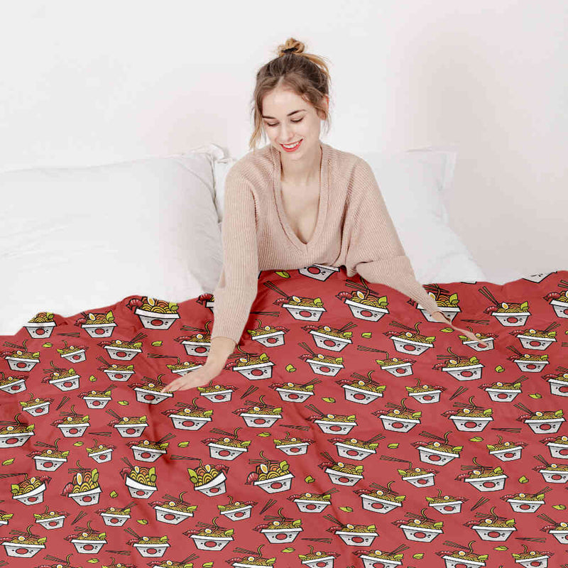 Coperta terapeutica originale - Rivestimento in cotone rosso da asporto
