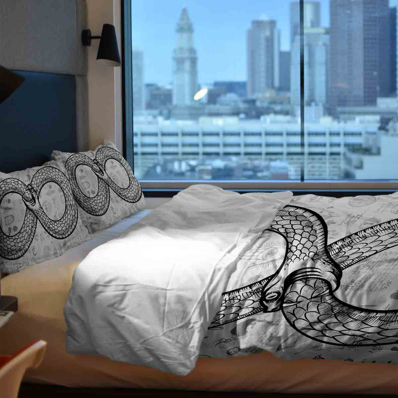 Coperta terapeutica originale - Rivestimento in cotone con motivo a serpente