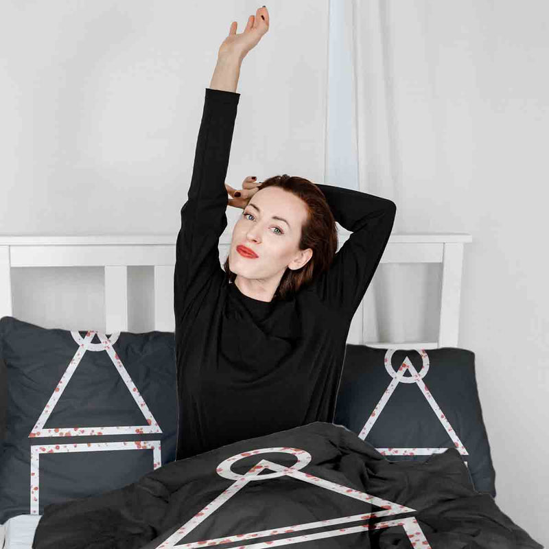 Set di biancheria da letto con coperte terapeutiche forme sanguinanti