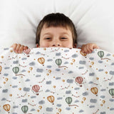 Coperta terapeutica originale - Rivestimento in cotone Mongolfiera