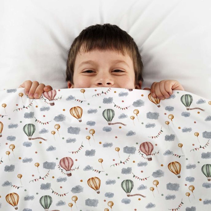 Coperta terapeutica originale - Rivestimento in cotone Mongolfiera