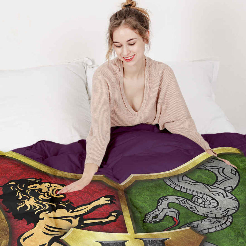 Coperta terapeutica originale - Rivestimento in cotone Case di Hogwarts