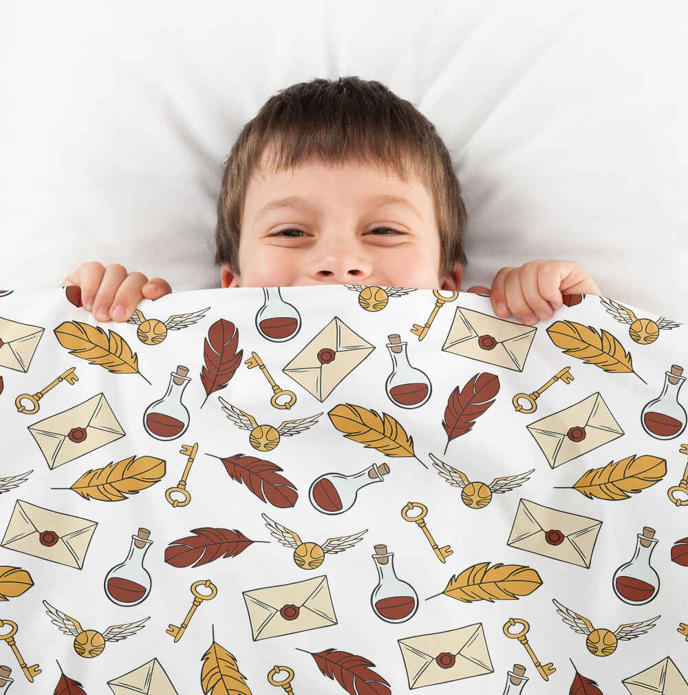 Set di biancheria da letto con coperta terapeutica Golden Snitch