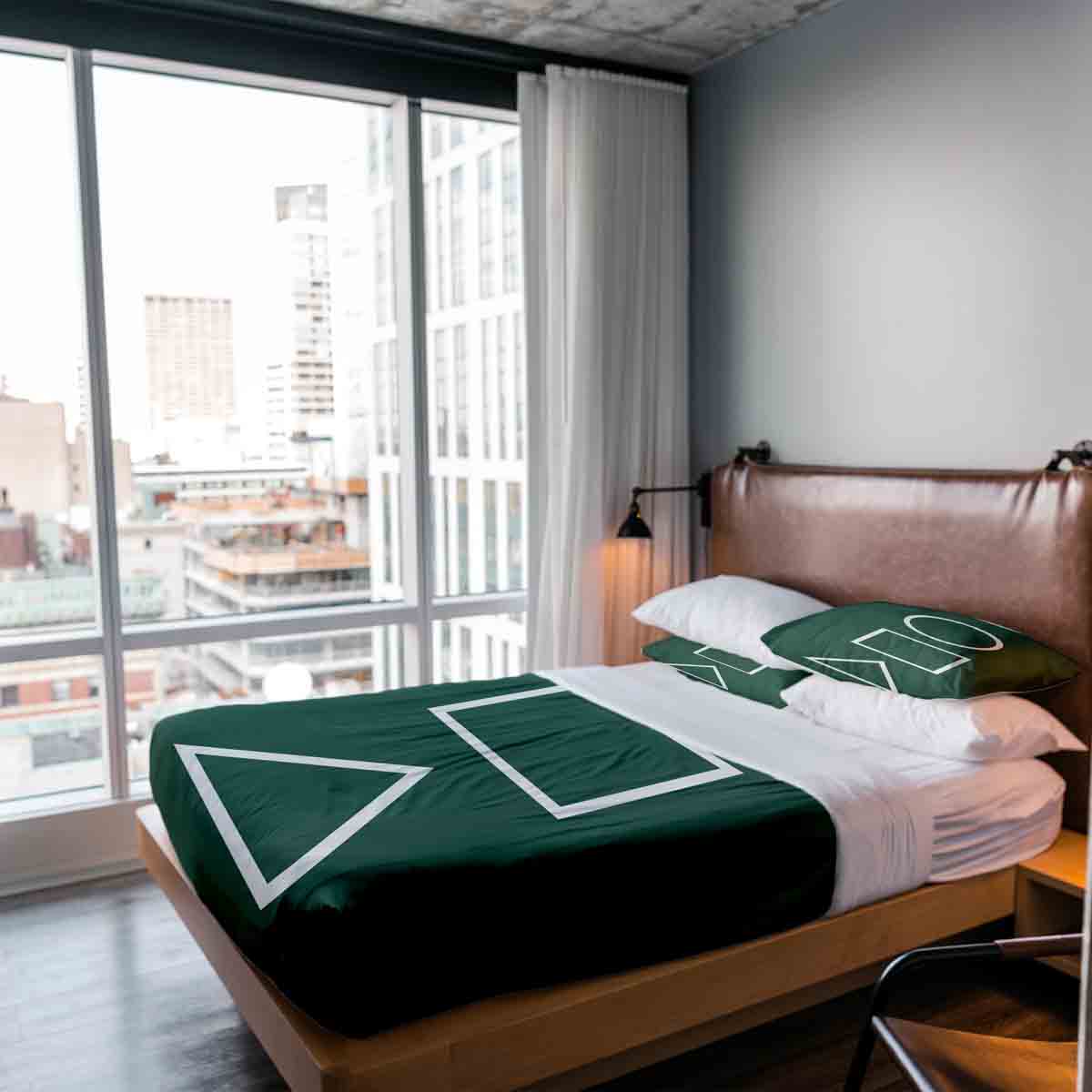 Set di biancheria da letto con coperte terapeutiche forme Dalgona