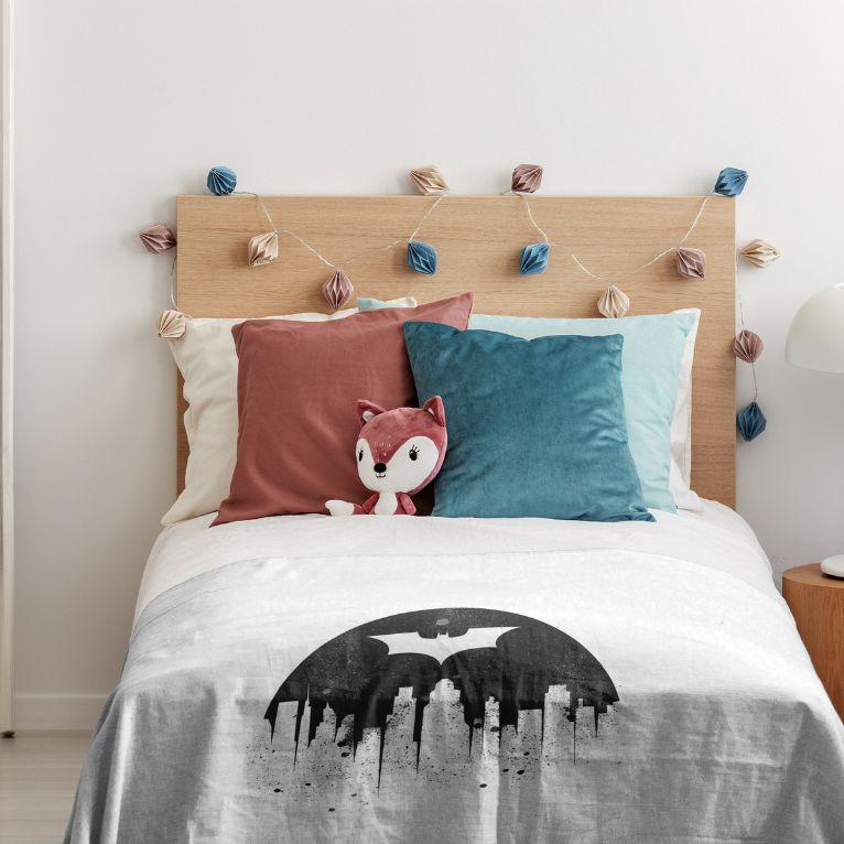 Coperta terapeutica originale - Rivestimento in cotone Batman bianco