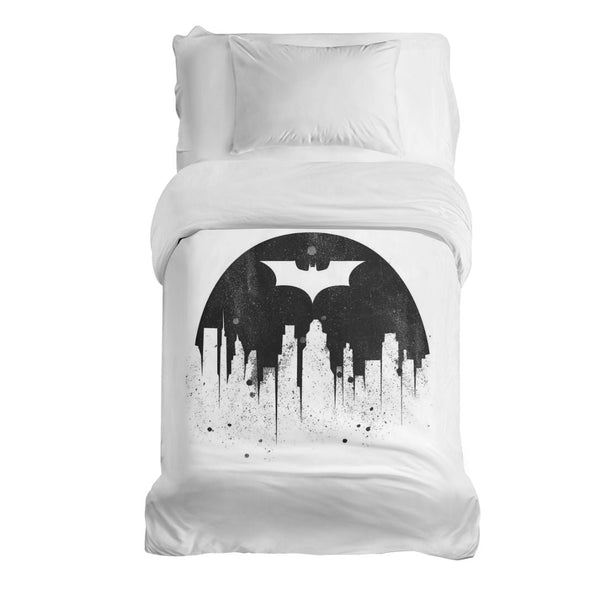 Coperta terapeutica originale - Rivestimento in cotone Batman bianco