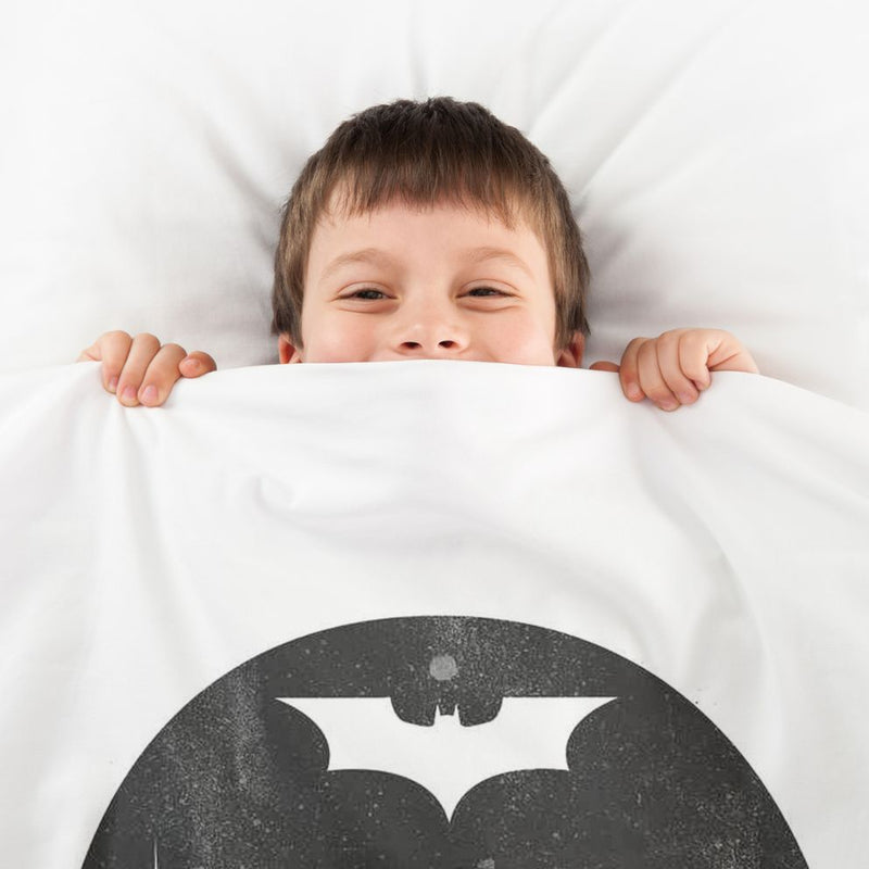 Coperta terapeutica originale - Rivestimento in cotone Batman bianco