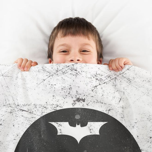 Coperta terapeutica originale - Rivestimento in cotone Grigio Batman